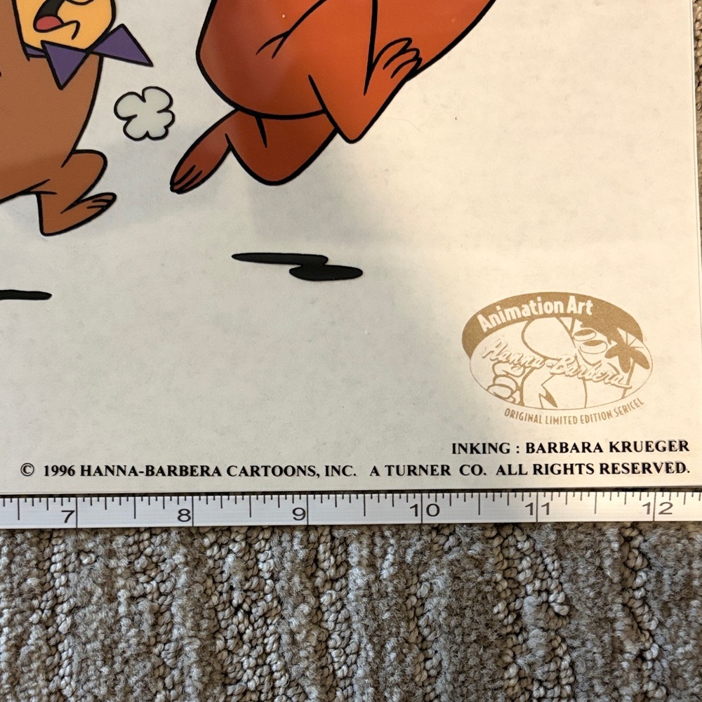 Hanna-Barbera Yogi Bear Animation Artist Cel - Picture 3 of 4